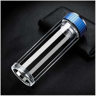 Bình đựng nước thủy tinh 2 lớp giữ nhiệt dung tích  300ml
