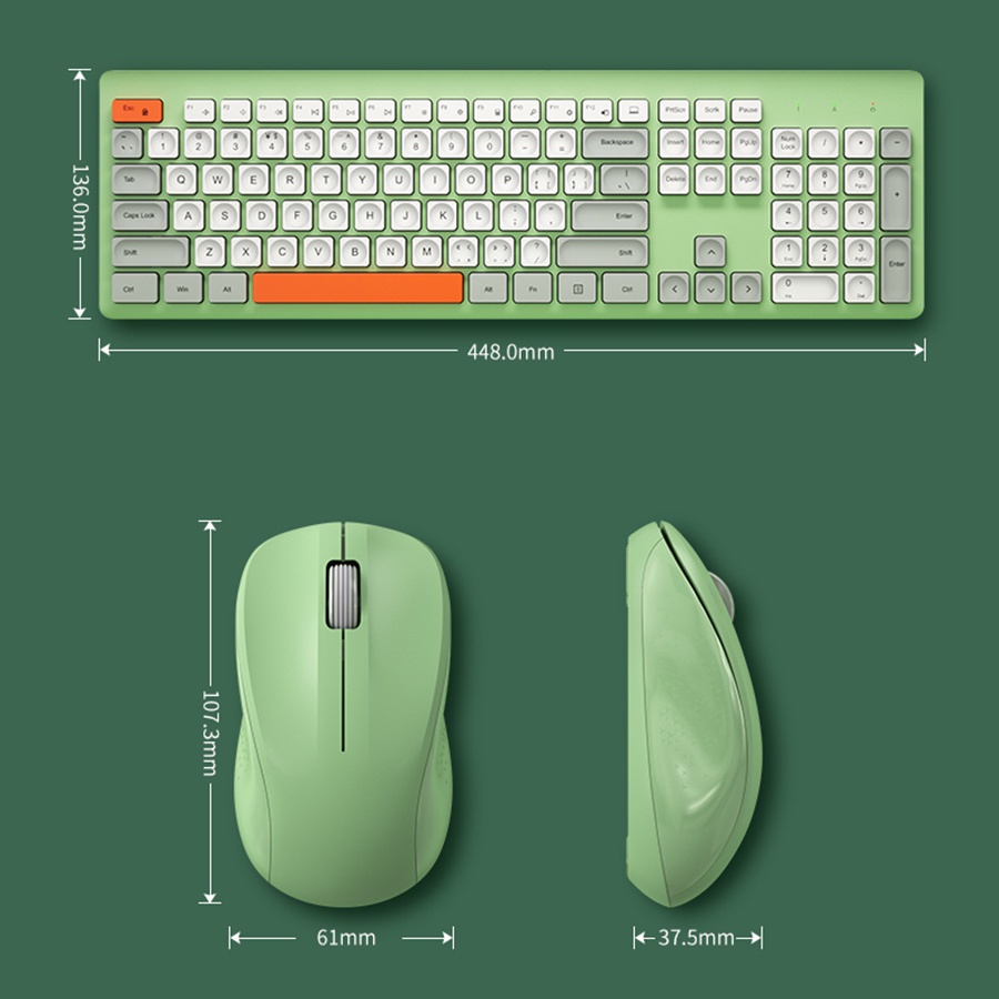 Bộ Bàn Phím Và Chuột Không Dây 2.4ghz jomaa Cho PC Laptop