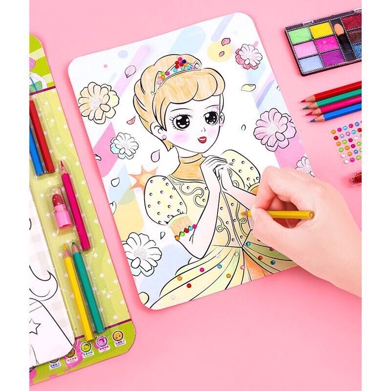 Đồ chơi Tranh Trang điểm công chúa