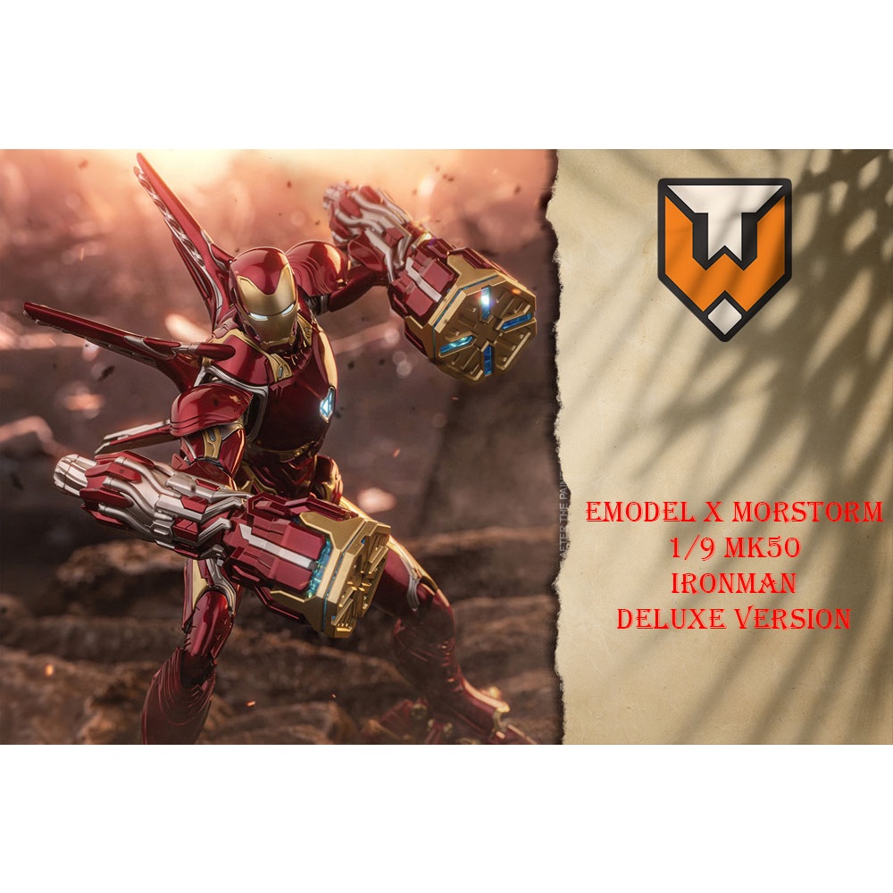 Mô Hình Lắp Ráp E-Model x Morstorm 1/9 Ironman Mark50 MK50 Deluxe Version