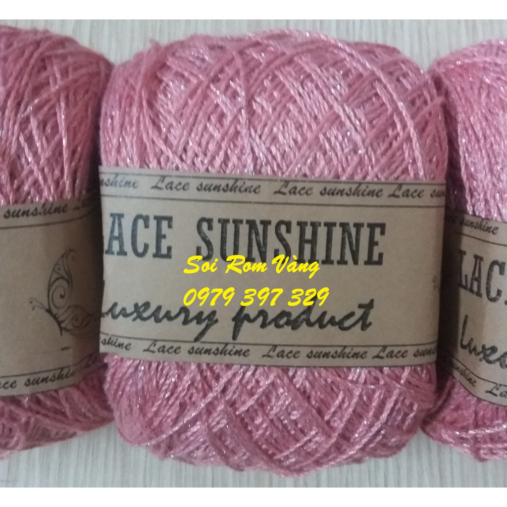 SỢI LACE HỒNG NHẠT