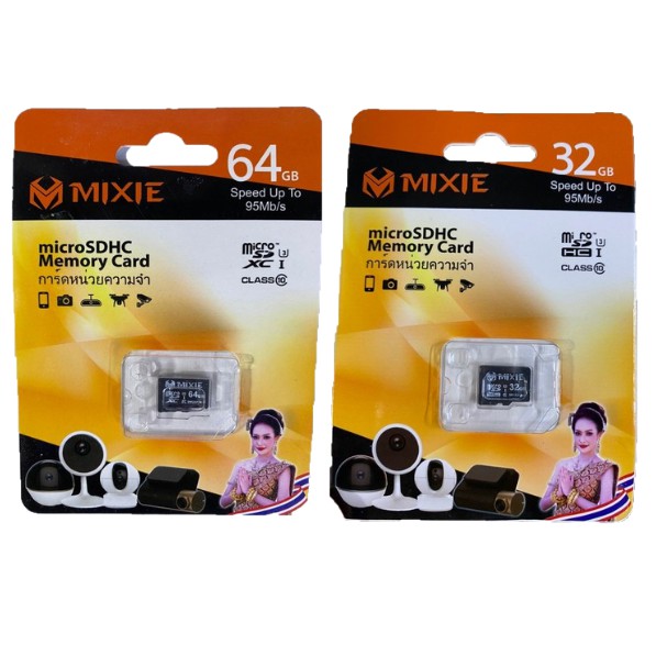 Thẻ Nhớ Micro SDHC Mixie Tùy Chọn Dung Lượng 32GB / 64GB