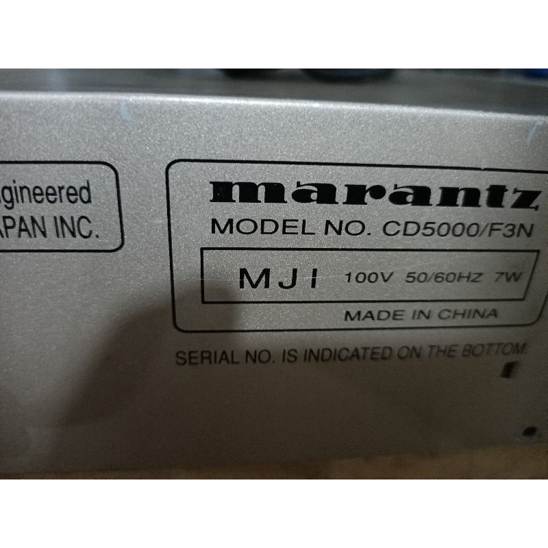 Đầu CD cao cấp Marantz cd 5000