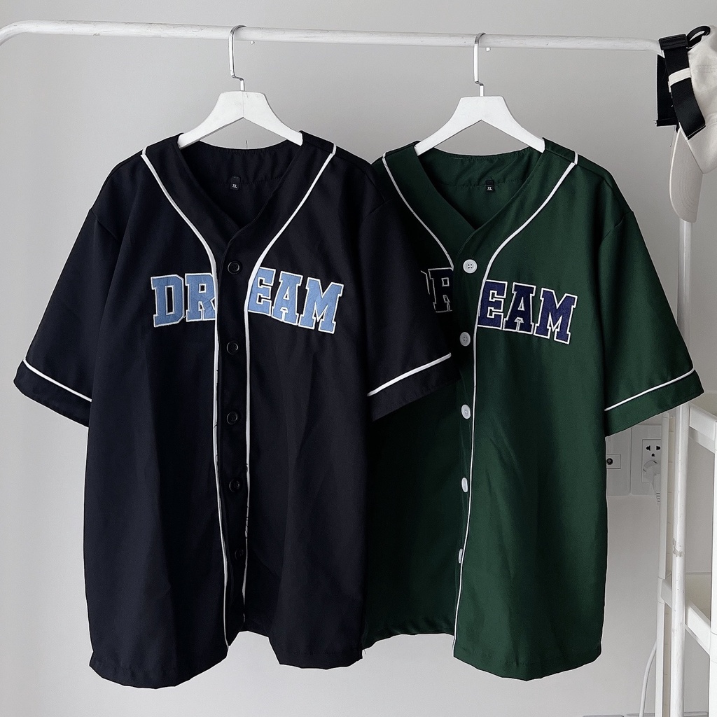 Áo sơ mi tay ngắn chữ Dream  Tanazi Closet