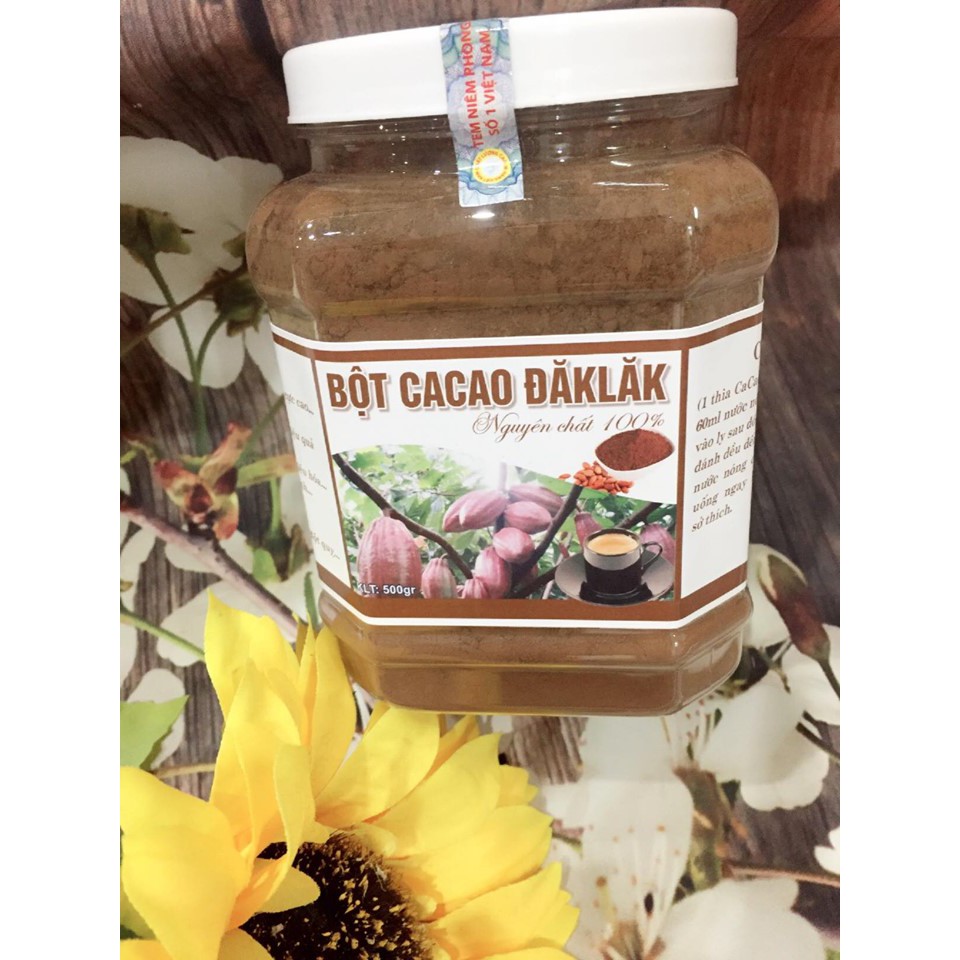 Bột cacao Dalak nguyên chất không pha trộn 500g - Mẩy Mẩy shop hạt dinh dưỡng