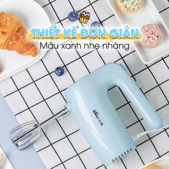 Máy Đánh Trứng Kem Cầm Tay Mini Bear DDQ-A01G1 , công suất 125W, khuấy tạo bọt sữa, cà phê, cafe, bảo hành 12 tháng