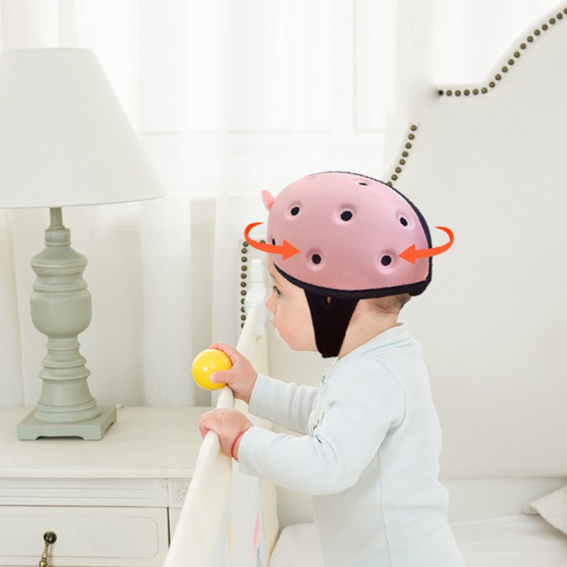(Hàng Mới Về) Mũ Bảo Vệ Đầu Mềm Mại An Toàn Cho Bé