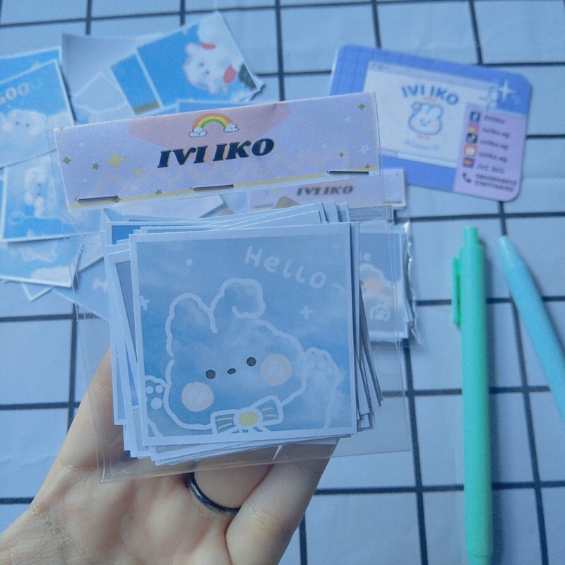 IVI IKO | Set 24 sticker Sky Cute - bầu trời dễ thương