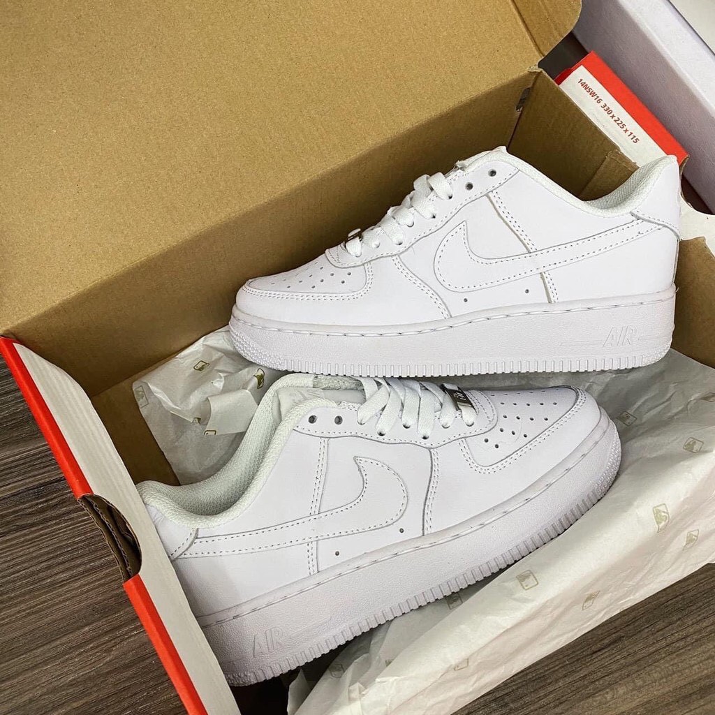 GIÀY SNEAKER NAM NỮ AF 1 ALL WHITE HOTTREN EVERY TIME