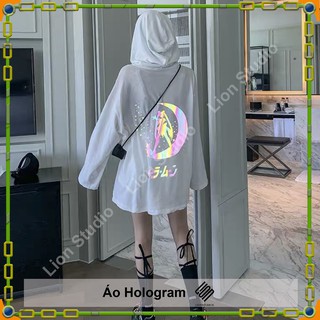 Áo khoác nỉ nữ màu trắng