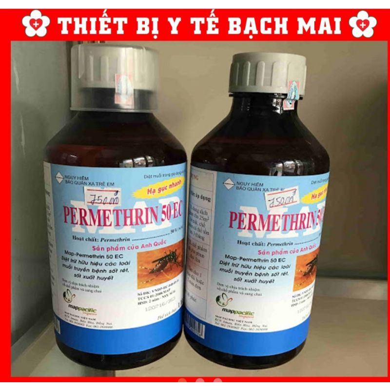 THUỐC DIỆT MUỖI PERMETHRIN 50EC [Chai 1000ML] MAP PACIFIC