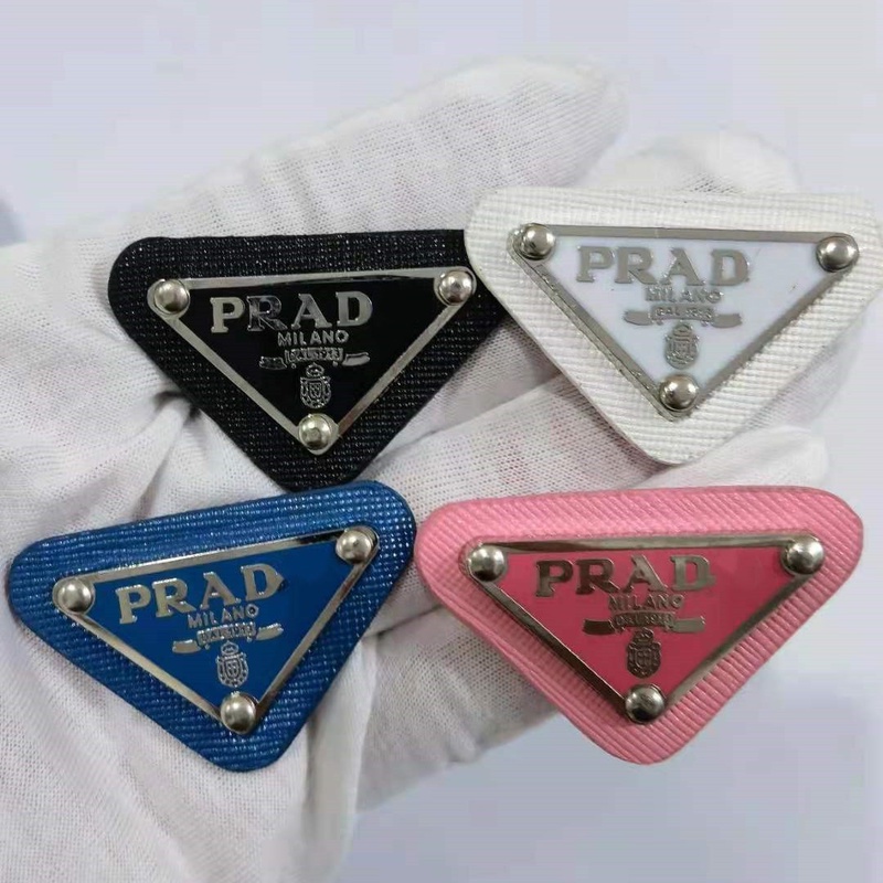 Bộ 10 Miếng Nhãn Da Hình Tam Giác Trang Trí Quần Áo Jean