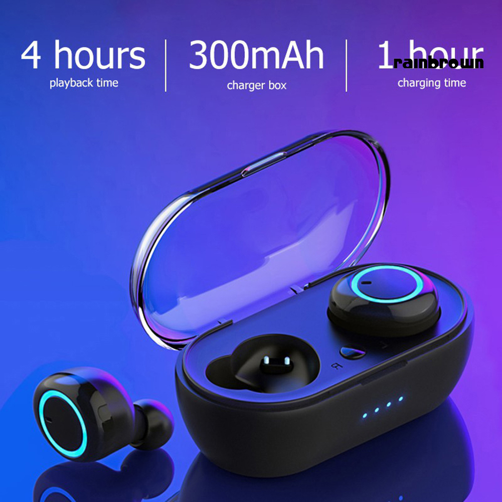 Bộ Tai Nghe Thể Thao Không Dây Bluetooth 5.0 Tws Kèm Hộp Sạc