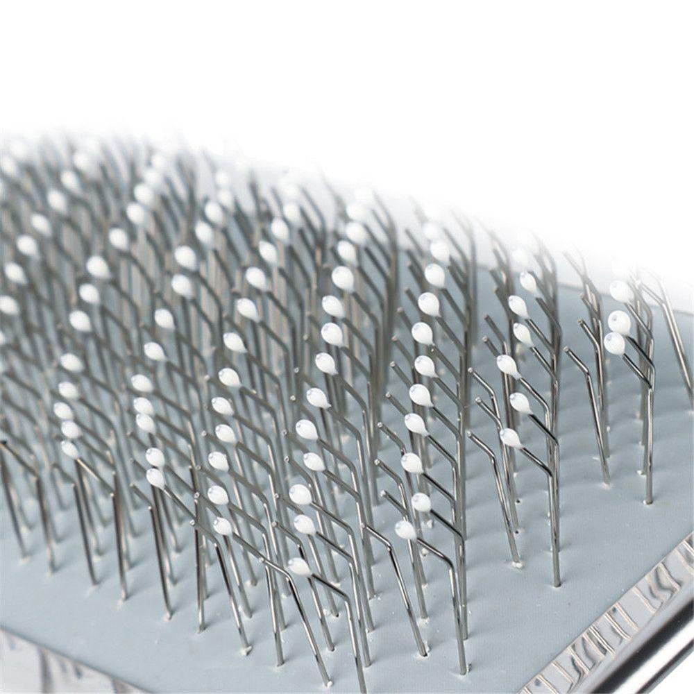 Lược Chải Lông Thú Cưng Bằng Nhựa Và Kim Loại Không Gỉ