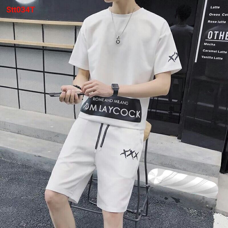 Set Bộ thể thao nam y hình, vải êm, mát, không ra màu, không đổ lông (hancook)