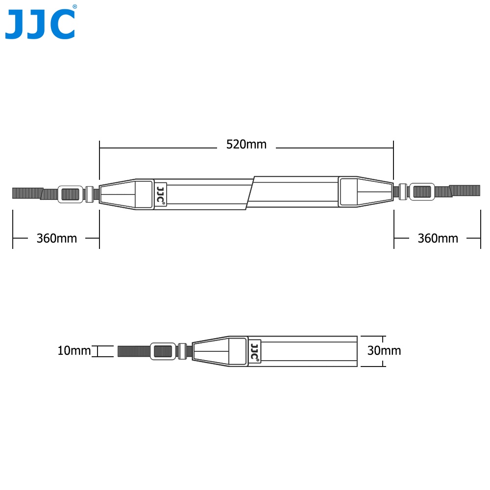 Dây đeo JJC Fujifilm X100V X-H2S X-T30 II X-T20 X-E4 X-E3 SON. ZV-1 F ZV-E10 A7R V A7 IV III II A7S III M6 M50 Mark II