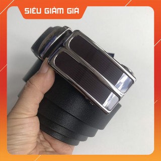 Thắt lưng da nam khóa tự động cao cấp - dây nịt nam da bò 100%