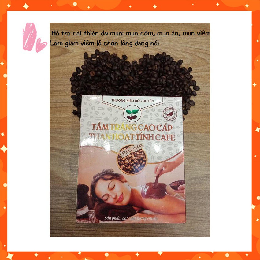 Tắm Trắng Than Hoạt Tính Cafe 300g Loại Cao Cấp Dưỡng Da Chuyên Sâu Bao Bì Mới Chuẩn | BigBuy360 - bigbuy360.vn