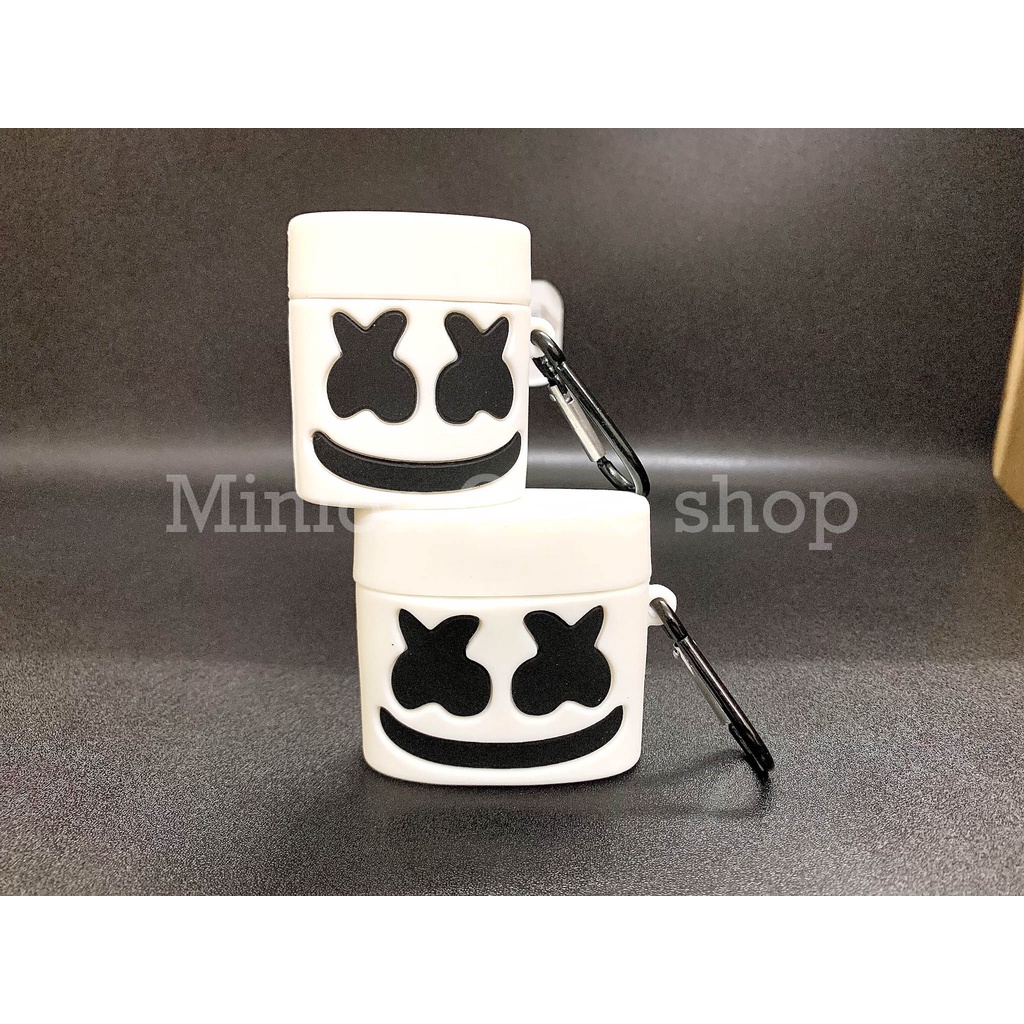 [Hàng loại 1] Ốp case Airpods 1/2, Airpods Pro DJ Marshmello silicon dẻo cao cấp