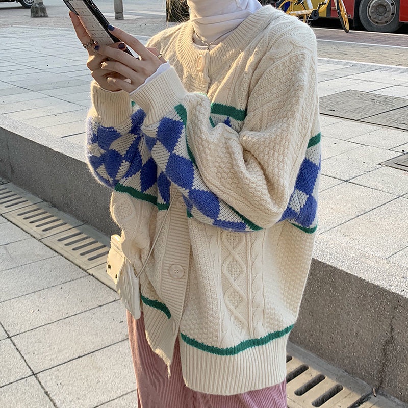 [SPOT] Cassaccoon sọc áo khoác áo choàng so với phong cách retro của Hàn Quốc