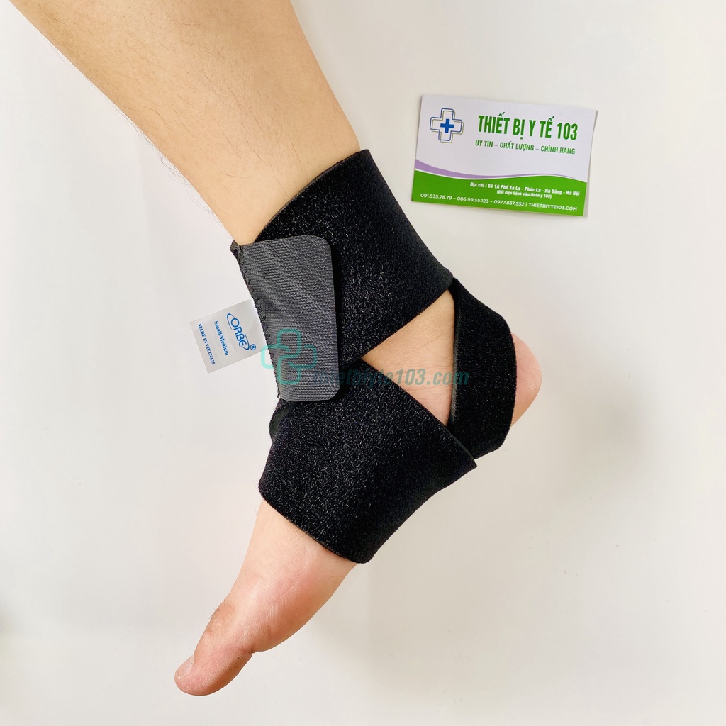 Đai Nẹp Cố Định Cổ Chân ORBE - Giúp Ổn Định Gót Chân Sau Chấn Thương ở Người Lớn và Trẻ Em Đủ Size
