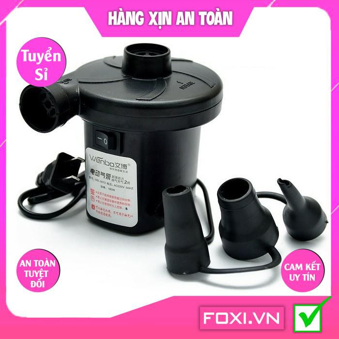 Bơm Điện 2 Chiều Chuyên Dụng-Hút Chân Không-Bơm Bể Bơi-Phao Bơi-Nhà Hơi-Đệm Hơi-Chất liệu nhựa cao cấp chịu va đập tốt