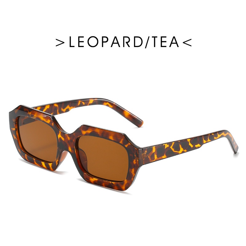 Kính Mát Thời Trang Hình Chữ Nhật Màu Kẹo Ngọt Phong Cách Retro Dành Cho Nữ