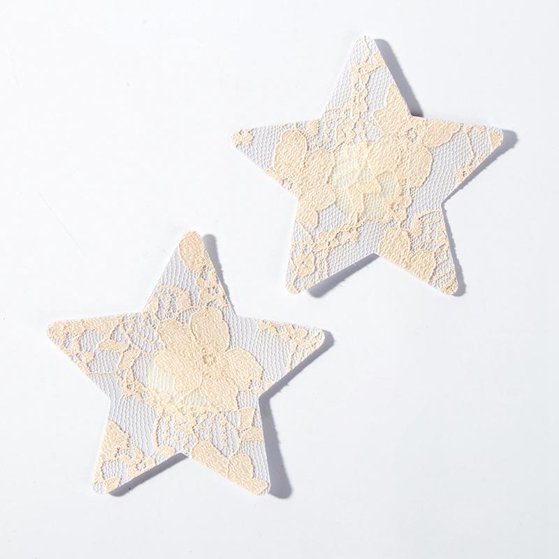 1 cặp 2 miếng dán nhũ hoa hình ngôi sao nhiều loại tùy chọn