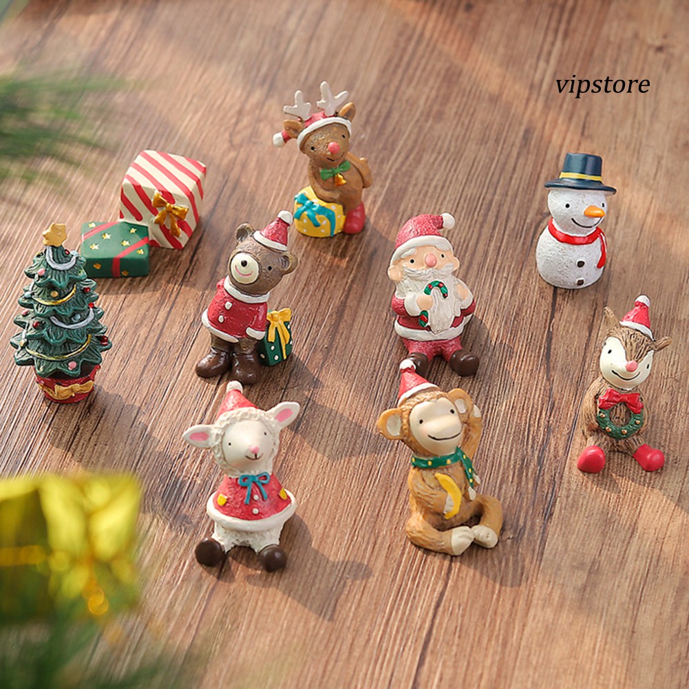 Mô Hình Đồ Chơi Trang Trí Giáng Sinh Hình Con Khỉ / Ông Già Noel