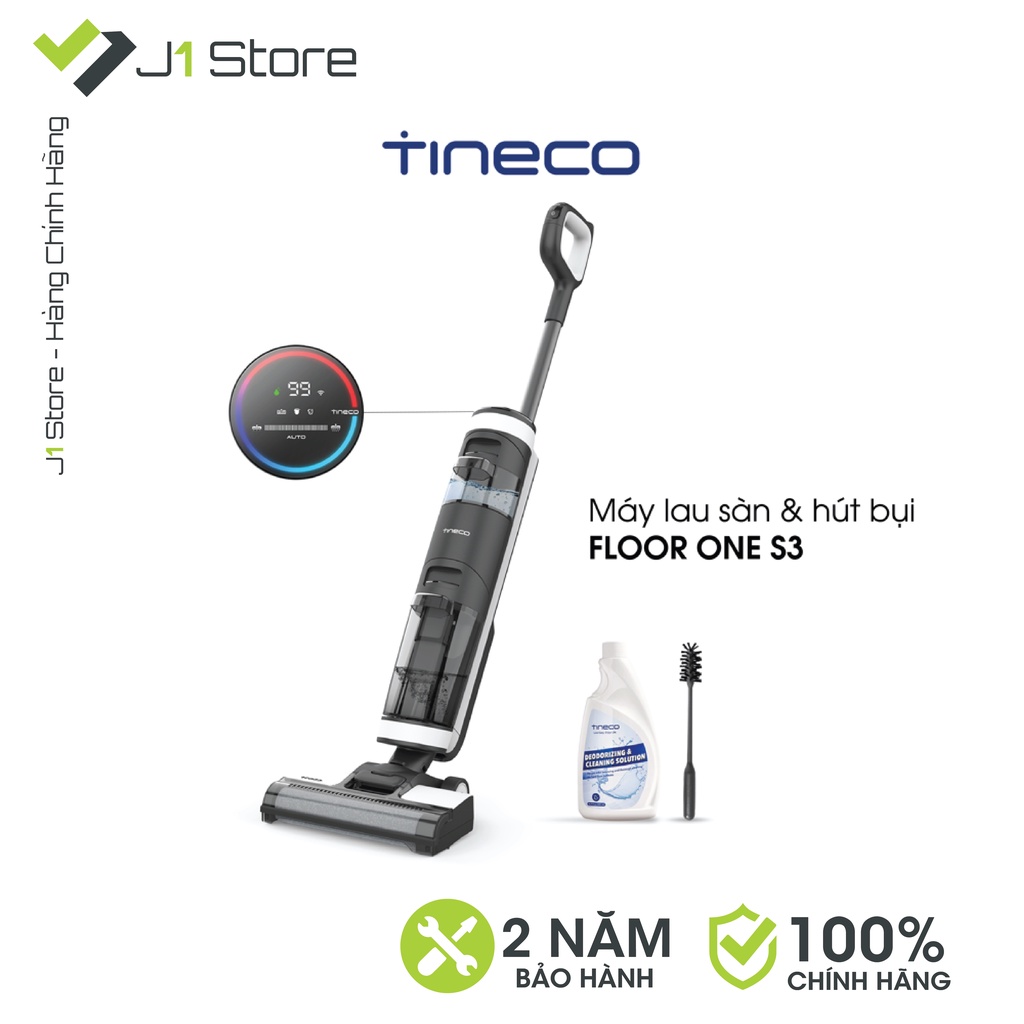 Máy Lau Sàn Kiêm Hút Bụi Thông Minh TINECO Floor One S3 – (Chính Hãng Từ Tineco Việt Nam) - Bảo Hành 24 Tháng