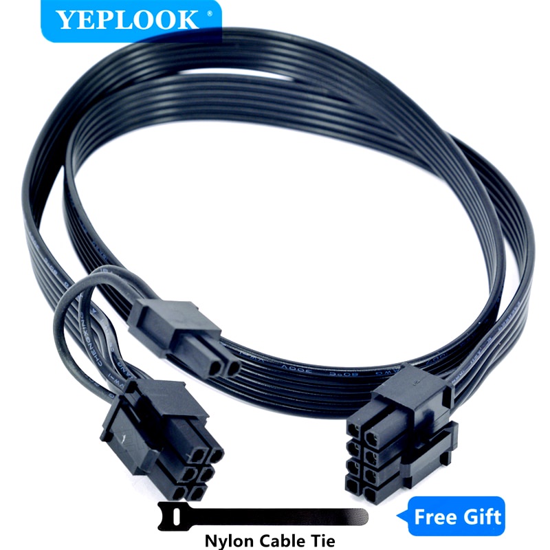 Cáp cấp nguồn GPU PCIe 8Pin đến 8Pin 6 + 2Pin cho Corsair HXi Series Mô-đun đầy đủ PSU HX750i HX850i