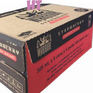 Thùng 24 lon Nước Tăng Lực Warrior 325ml
