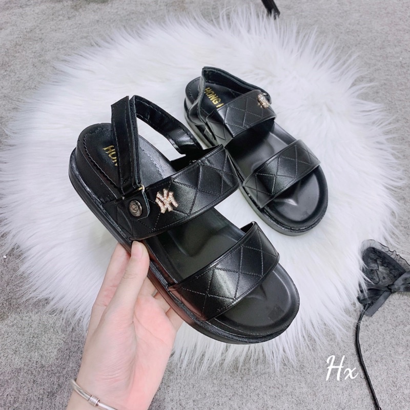 DÉP SANDAL HỌC SINH NÂNG ĐẾ 2 LỚP SIÊU NHẸ QUAI DÁN