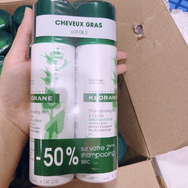 [MEO8] [MEO8] [SALE/AUTH] Dầu gội khô Klorane Dry Shampoo 150ml AUTH