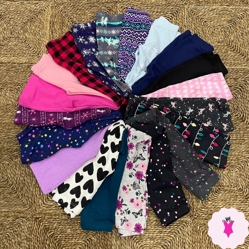 (Xuất xịn) Legging lót nỉ bé gái từ 2-7 tuổi các hãng Jumping.Beans, disney siêu mềm mại, ấm áp ClaraChip