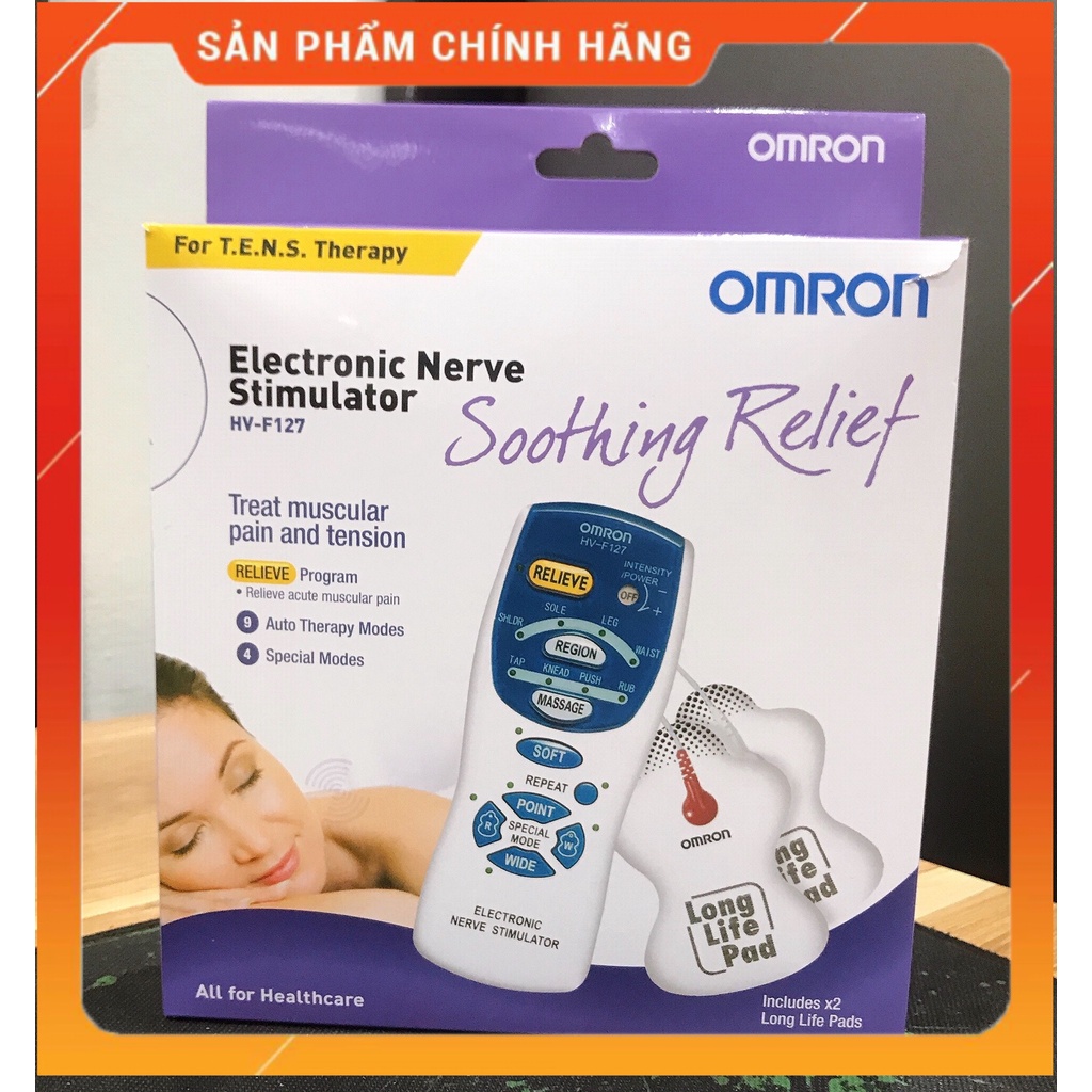 ⚡Máy massage xung điện trị liệu Omron HV-F128⚡ F127