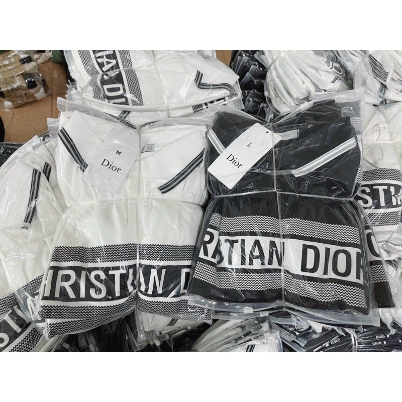 Áo Polo Cổ Đức Pha Chữ CHRISTIAN Unisex Tay Lỡ Form Rộng Vải Thun Cotton Dày Dặn Phong Cách Hàn Quốc – Anh Ribi Store