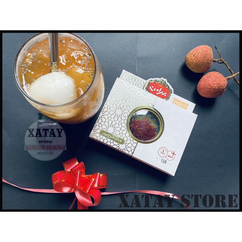 1.0 Gr Saffron Bahraman  Super Negin |Nhụy hoa nghệ tây chính hãng Iran | BigBuy360 - bigbuy360.vn