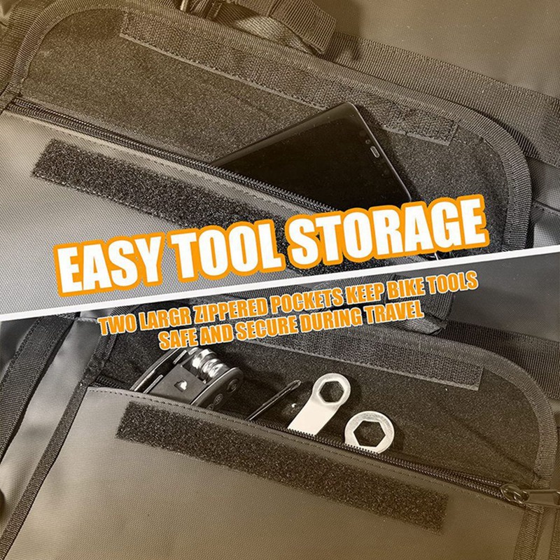 Đệm Đuôi Xe Đạp Leo Núi Kèm Dây Đai Cố Định Bảo Vệ Đuôi Xe Tải Lên Đến 5 Người