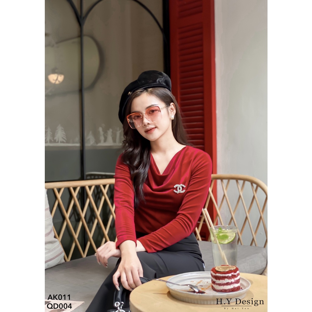 Áo nhung kèm tag- AK011