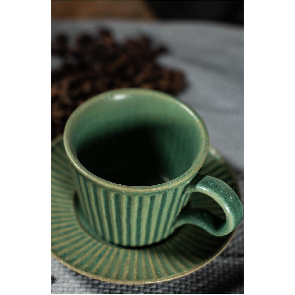 Set càfe gốm vân đá kiểu Nhật