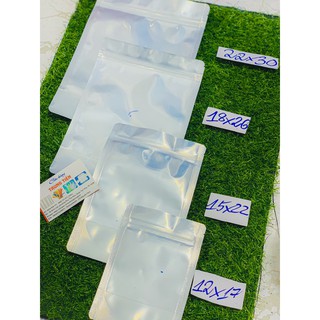 💥 FREE SHIP 💥 TÚI ZIP BẠC ĐÁY ĐỨNG _ 1 MẶT BẠC 1 MẶT TRONG/ ZIP 2 MẶT TRONG
