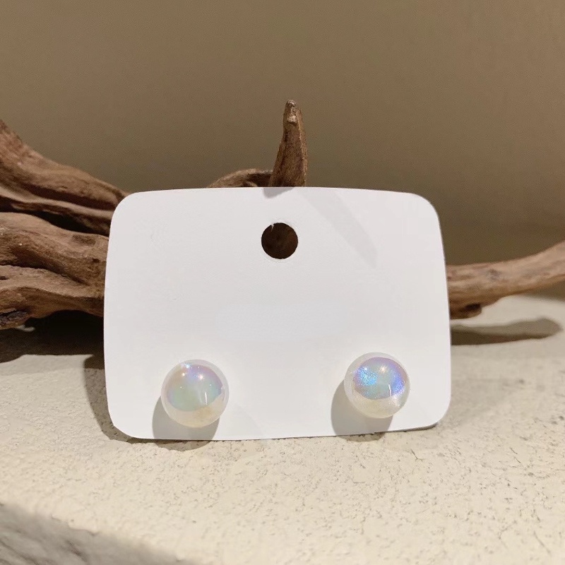 Bông Tai Ngọc Trai Hình Nàng Tiên Cá Đơn Giản Kiểu Pháp