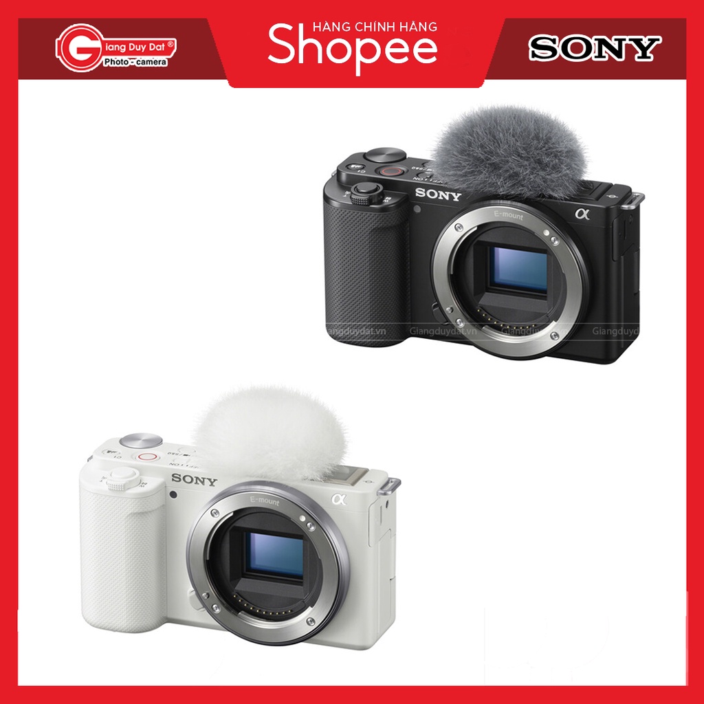 Máy ảnh Sony ZV-E10 kèm ống kính kit 16-50mm F/3.5-5.6 PZ l Kèm Quà Tặ