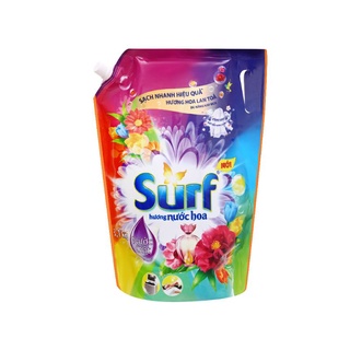 NƯỚC GIẶT SURF HƯƠNG NƯỚC HOA TÚI 3 LÍT