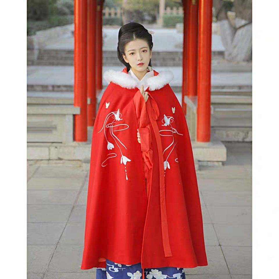 Yi Yi Han Áo Choàng Dáng Dài Dày Dặn Ấm Áp Đa Năng Phong Cách Mùa Đông Dành Cho Phụ Nữ | BigBuy360 - bigbuy360.vn