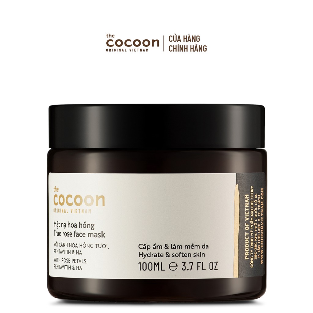 [Mã FMCGMALL -8% đơn 250K] Bigsize - Mặt nạ hoa hồng Cocoon cấp ẩm & làm mềm da 100ml | BigBuy360 - bigbuy360.vn