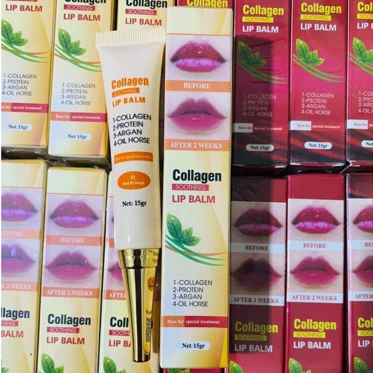 DƯỠNG KÍCH MÀU MÔI SAU XĂM COLLAGEN CHÍNH HÃNG