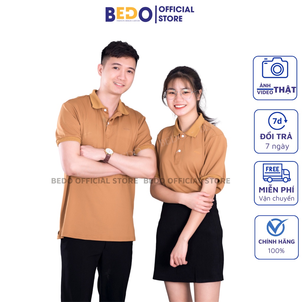 Áo polo nam nữ áo thun trơn cổ bẻ chất cotton cá sấu mềm mịn thời trang fom rộng