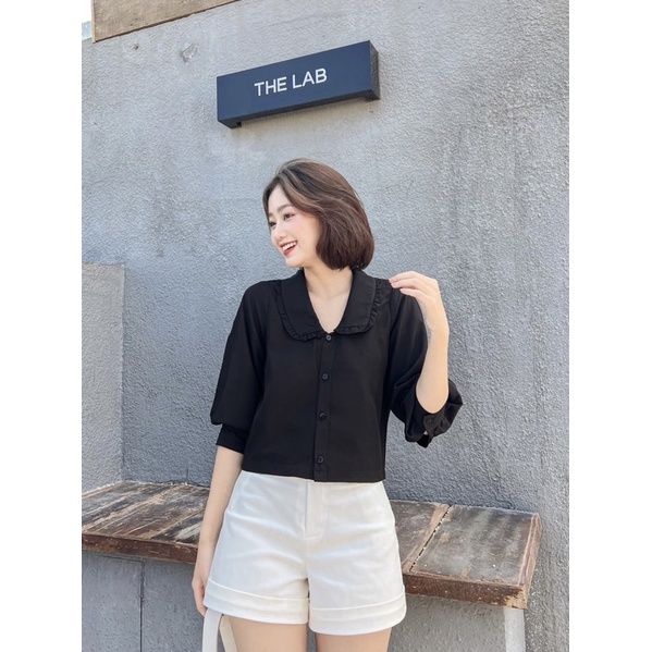 áo sơmi cổ xếp ly Elly clothing